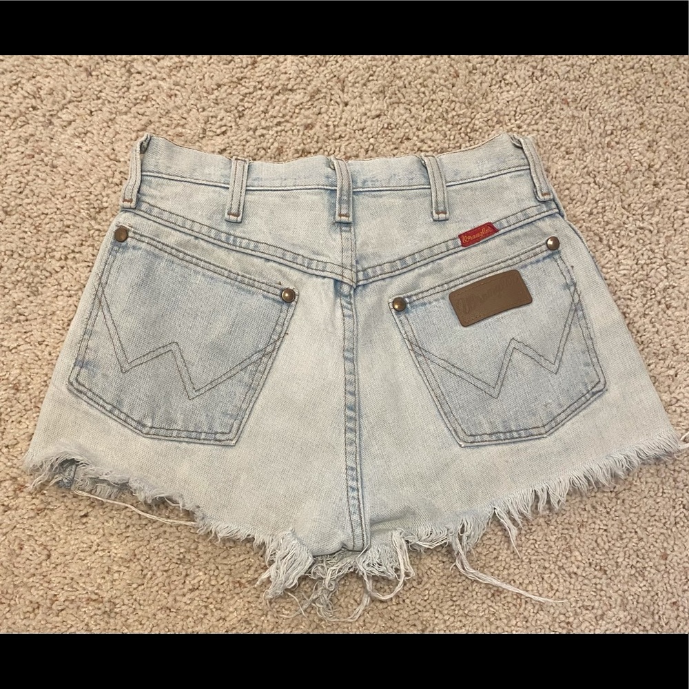 Vintage wrangler cut off shorts